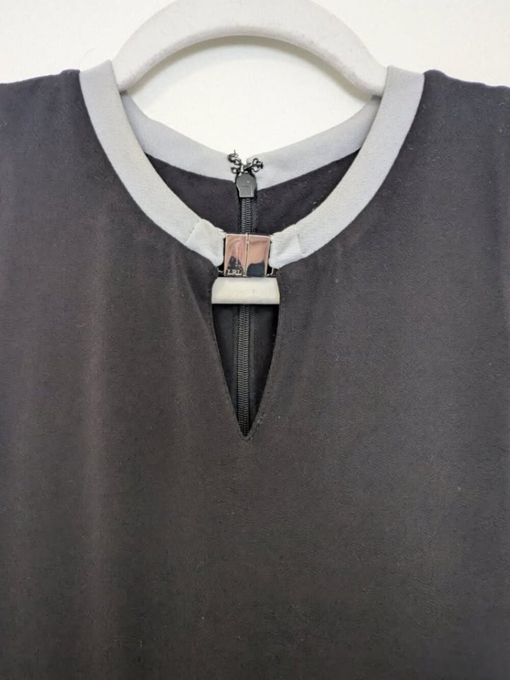 Lauren Ralph Lauren Black Sleeveless Wide Leg One Piece Jumpsuit Petite XS - Picture 4 of 8